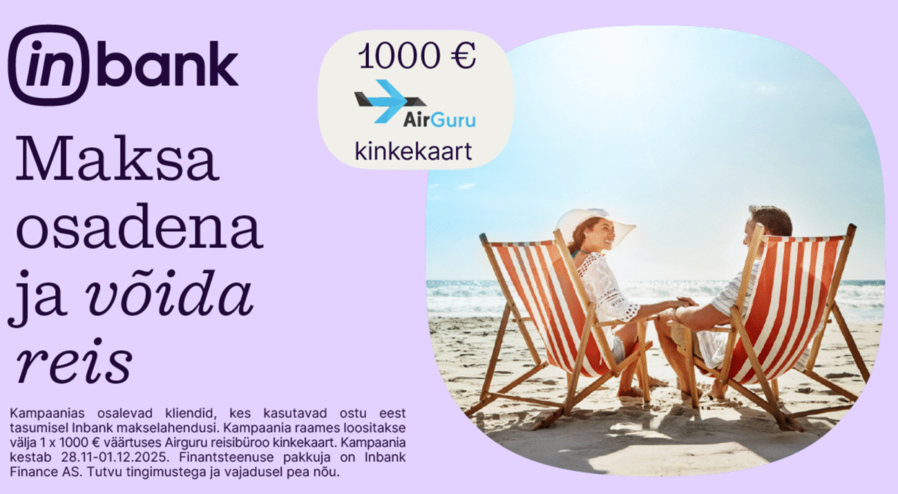 Võida 1000 EUR Airguru kinkekaart!