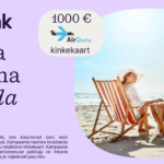 Võida 1000 EUR Airguru kinkekaart!